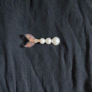 Chic Pearl and Crystal Kids Hair Clip